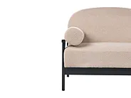 Sofa dla 2 osób PILARNE Boucle Beżowy_1159307