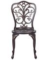 Set of 2 Garden Chairs Brown TRIORA_931745