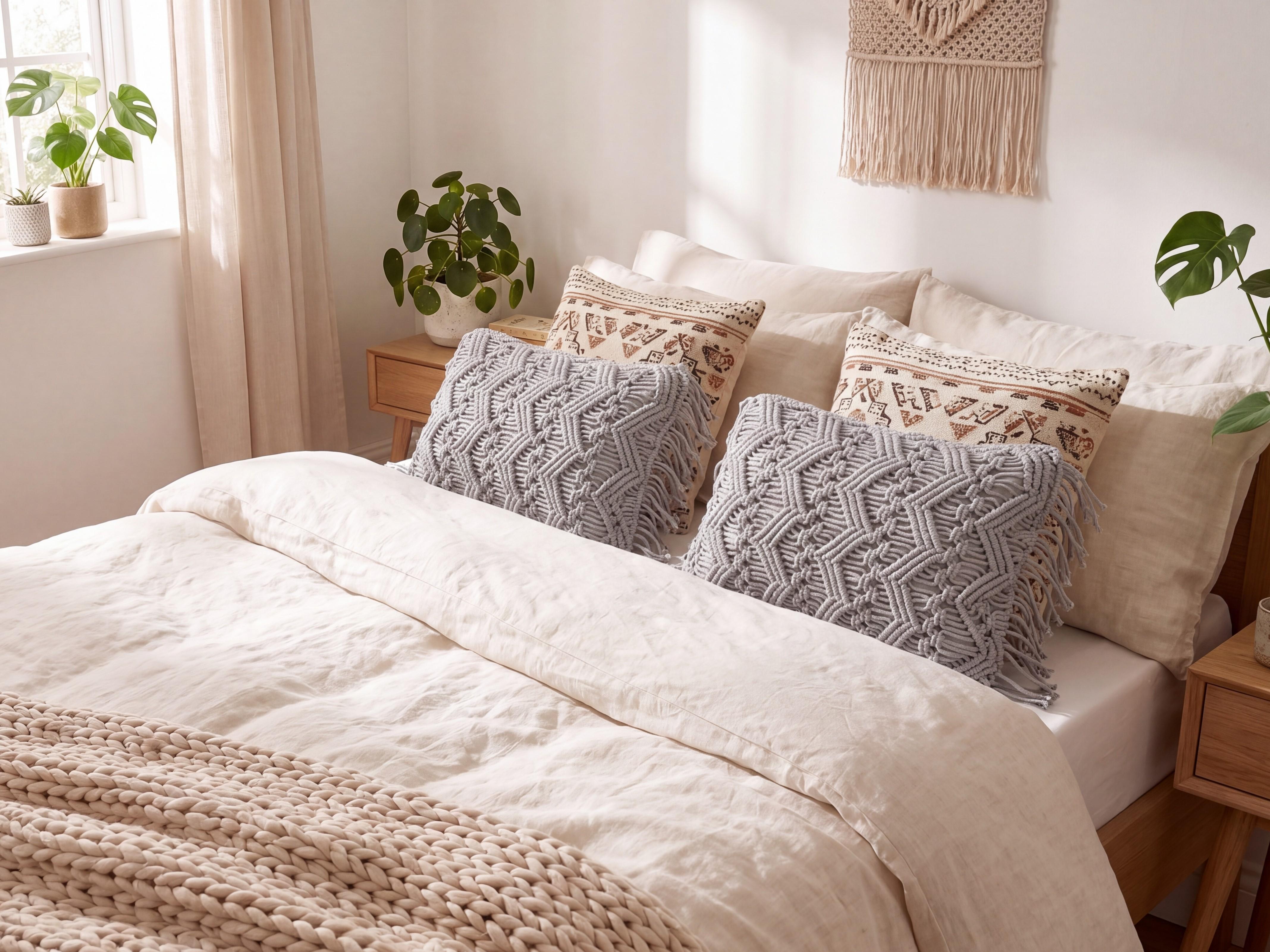 Lot de 2 coussins décoratifs KIRIKKALE 30 x 45 cm Coton Gris Motif géométrique
