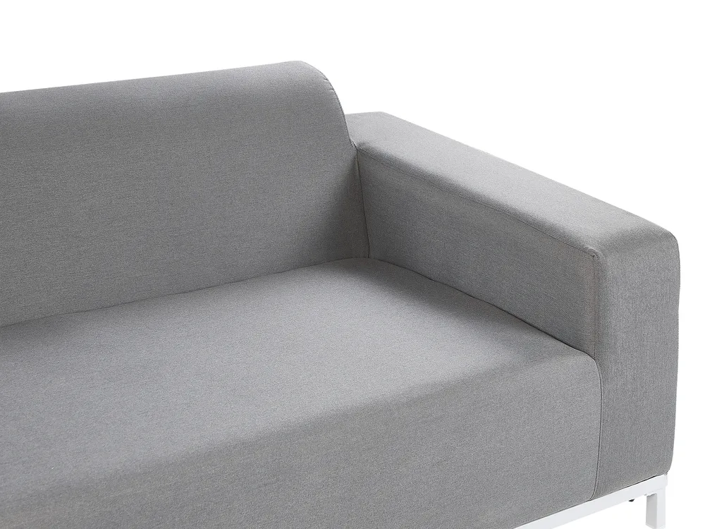 Garden Lounge Set with Table 5 Seater ROVIGO Grey_784931