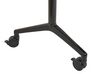 Folding Office Desk with Casters 160 x 60 cm Light Wood and Black CAVI_922290
