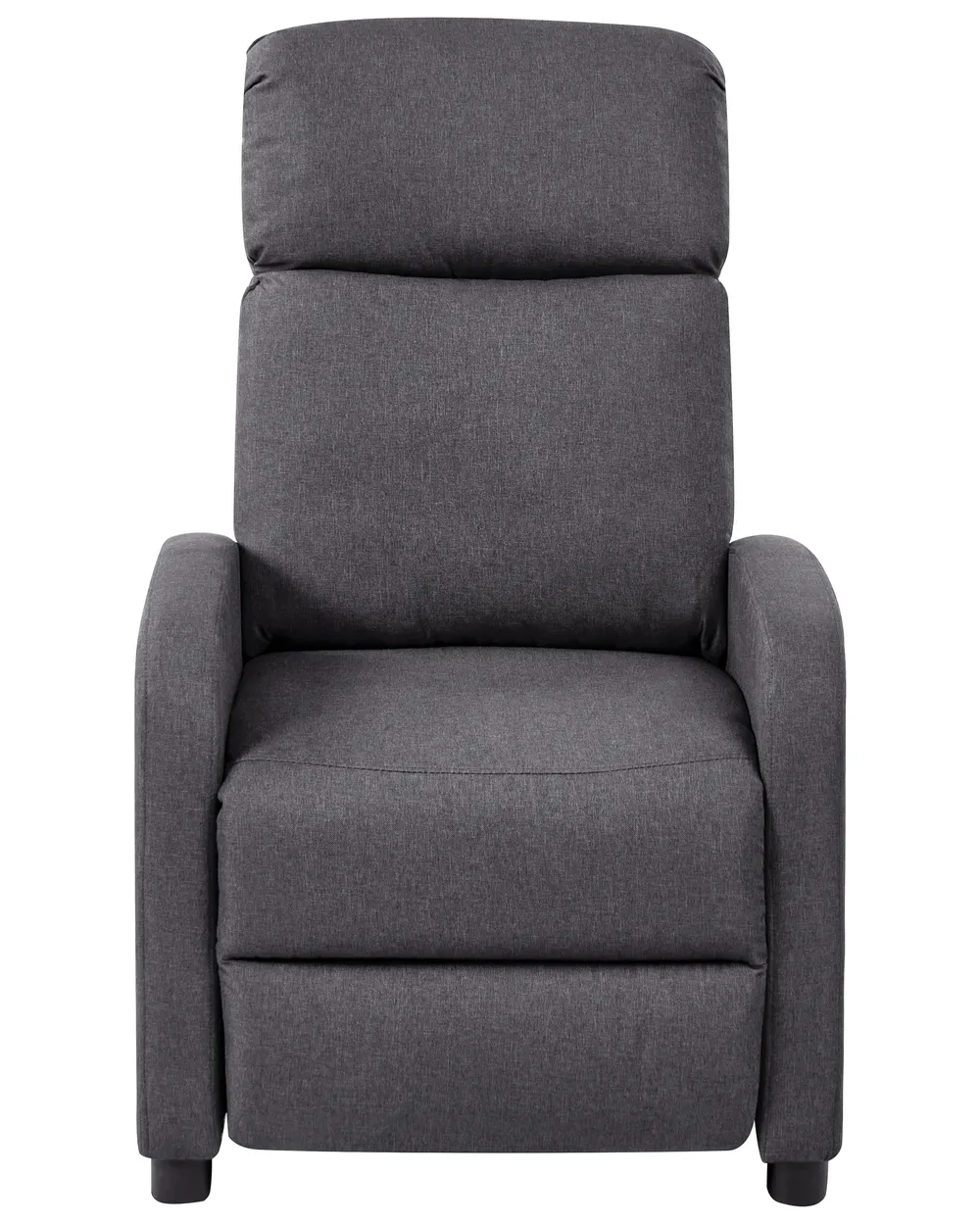 Recliner Chair EMINENCE Faux Linen Dark Grey_1029816