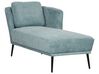 Chaise longue à gauche en tissu bleu ARTHEZE_930086