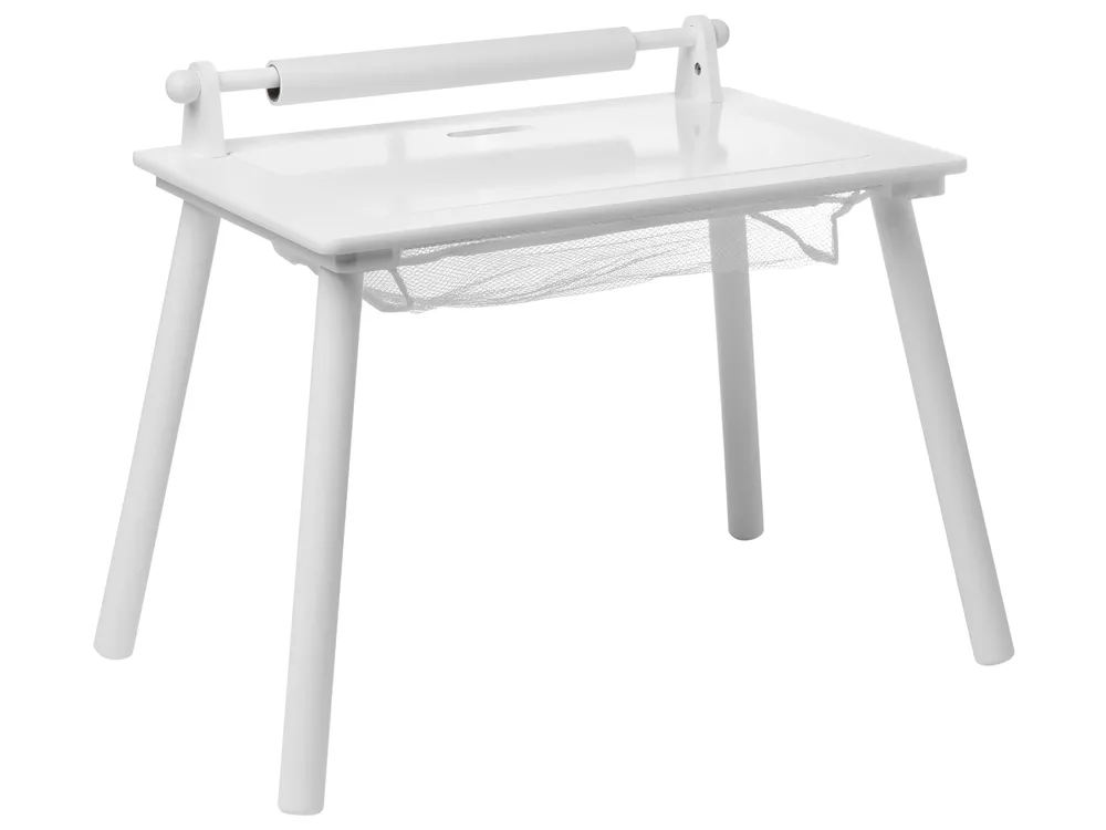 Kids Table and Chair Set MOONTA White_1043816