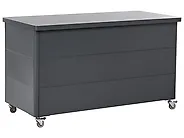 Cesta KYMI 136 cm 55 cm Metallo con ruote Grigio scuro_1173670