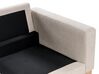 2 Seater Fabric Sofa Beige SIGGARD_920871