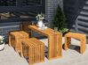 Acacia Garden Table 150 x 35 cm Light Wood BELLANO_921889