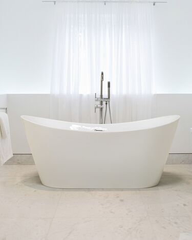 Freestanding Bath 1500 x 750 mm White ANTIGUA