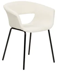 Set of 2 Dining Chairs ELMA Boucle Off-White_887297
