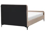 Letto Bouclé LUNAN 120 x 200 cm Beige_1025647