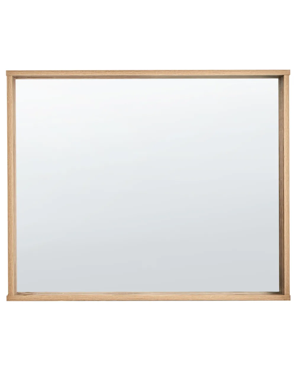 Lustro ścienne ROSELL 80 cm 65 cm Jasnobrązowy