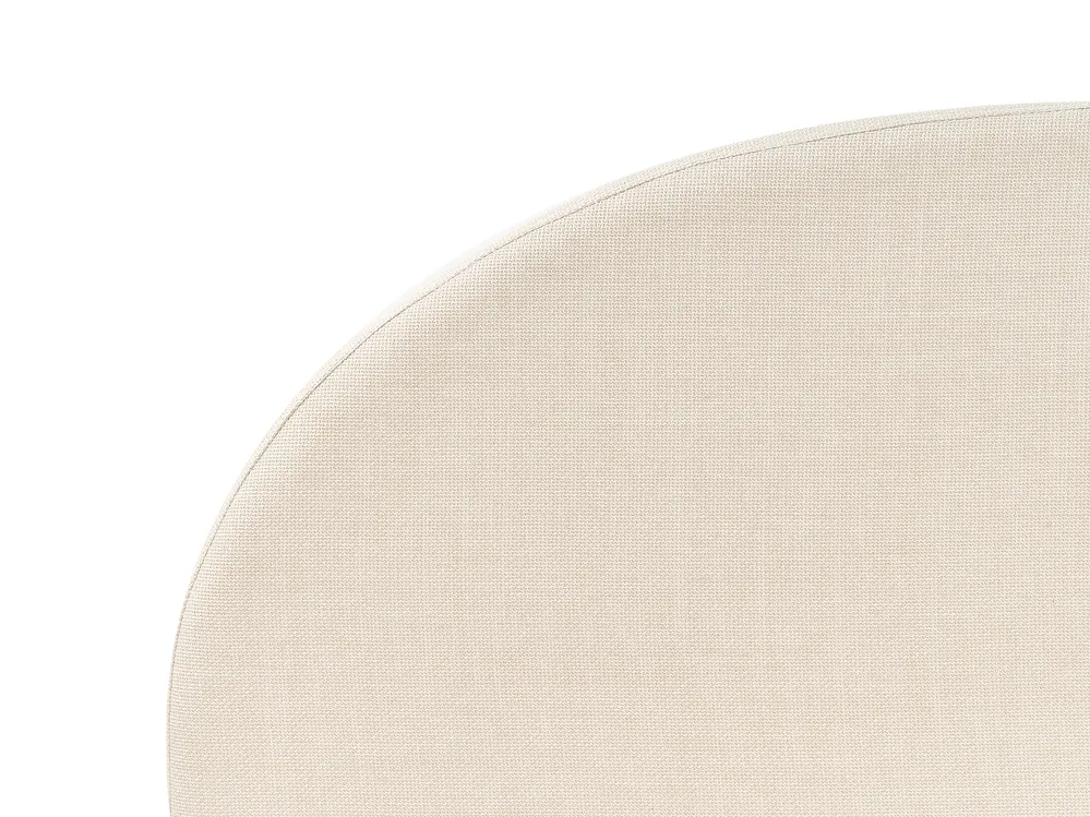 Ottoman Bed VAUCLUSE Fabric Sand Beige 180 x 200 cm (EU Super King)_876856