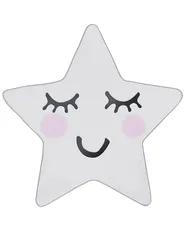 Tappeto per bambini SIRIUS Bianco 120 x 120 cm_1054137