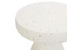 Accent Side Table Off-White Terrazzo Effect BIVIERE_918803