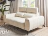 2 Seater Fabric Sofa Cream VEGAMO_924859