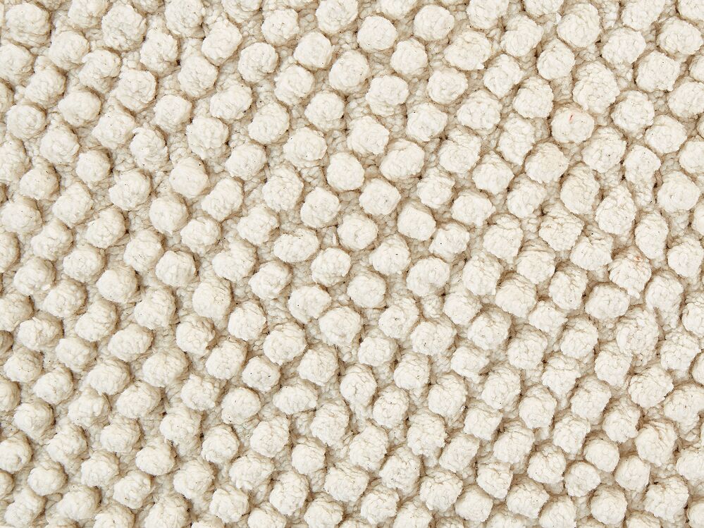 Cojin de suelo de algodon 70 x 70 x 15 cm beige JOARA Beliani.es