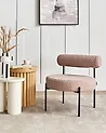 Armchair ALPHA Boucle Taupe