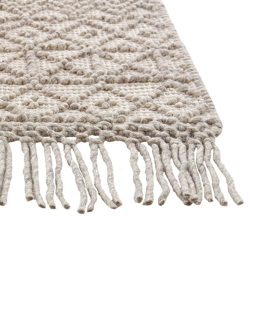 Tappeto ALUCRA Beige 160 x 230 cm Lana_856245