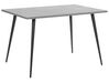 Dining Table 120 x 80 cm Concrete Effect with Black SANTIAGO_775918