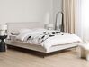 Łóżko tapicerowane 160 x 200 cm szare CORIO_903195