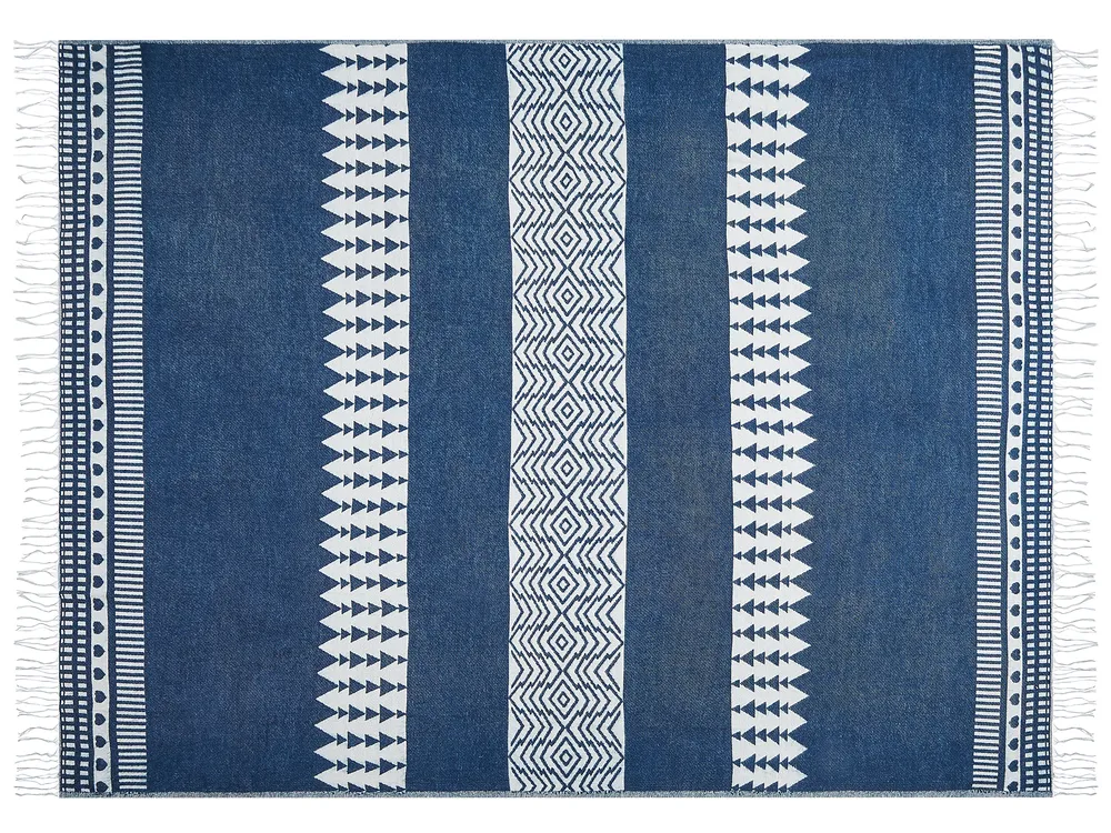 Koc TARLAY 130 x 170 cm Niebieski_834740