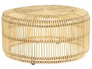 Bistro Set with Cushions FLORENTINE / LIMNI Rattan Beige_793942