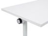 Schreibtisch weiß 160 x 60 cm klappbar mit Rollen CAVI_922269