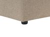 4-Sitzer Ecksofa beige linksseitig LAXA _894090