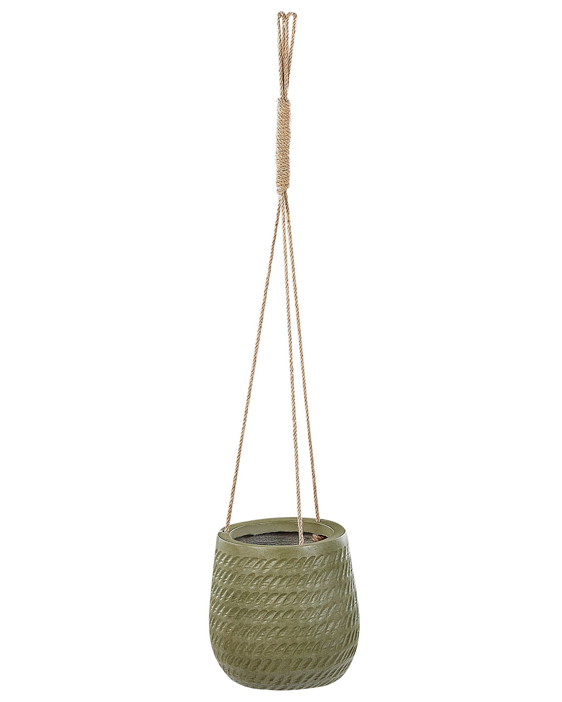 Hanging Plant Pot ⌀ 20 cm Green LIVADIA_871671