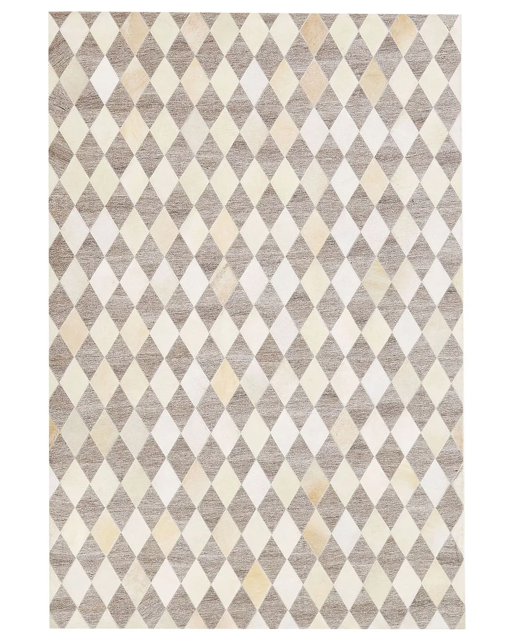 Rug SESLICE Beige 160 x 230 cm Leather_851120