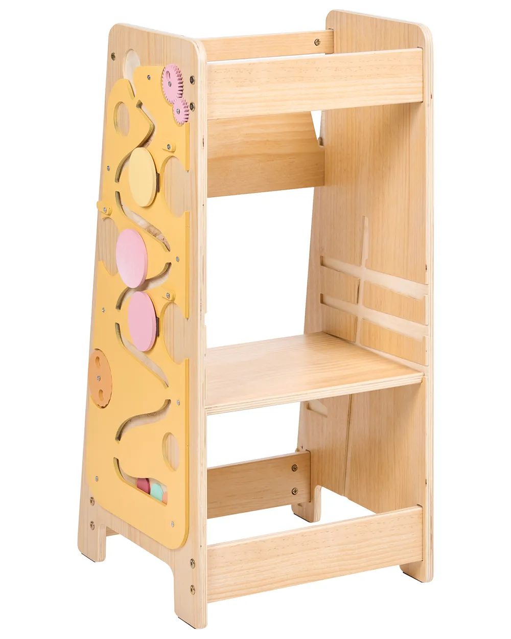 Kitchen Helper KLORI Pine Wood Light Brown_1083479