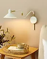 Wall Lamp BALIEM Adjustable Metal White