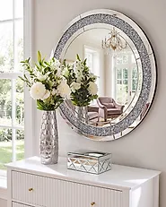 Specchio ERBRAY 70 cm 70 cm Argento_1169902