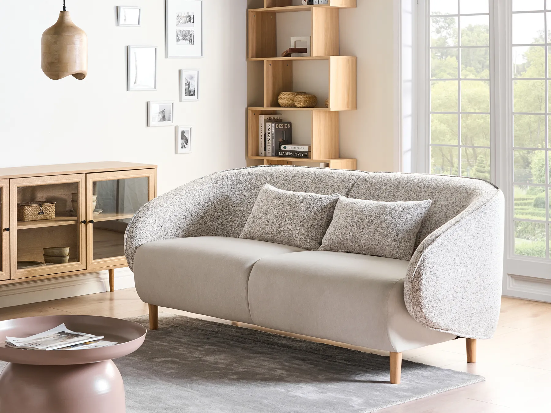 Sofa UMEA Fabric Light Beige_986274