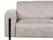 Sofa 3 Seater ASKIM Fabric Light Grey_917612
