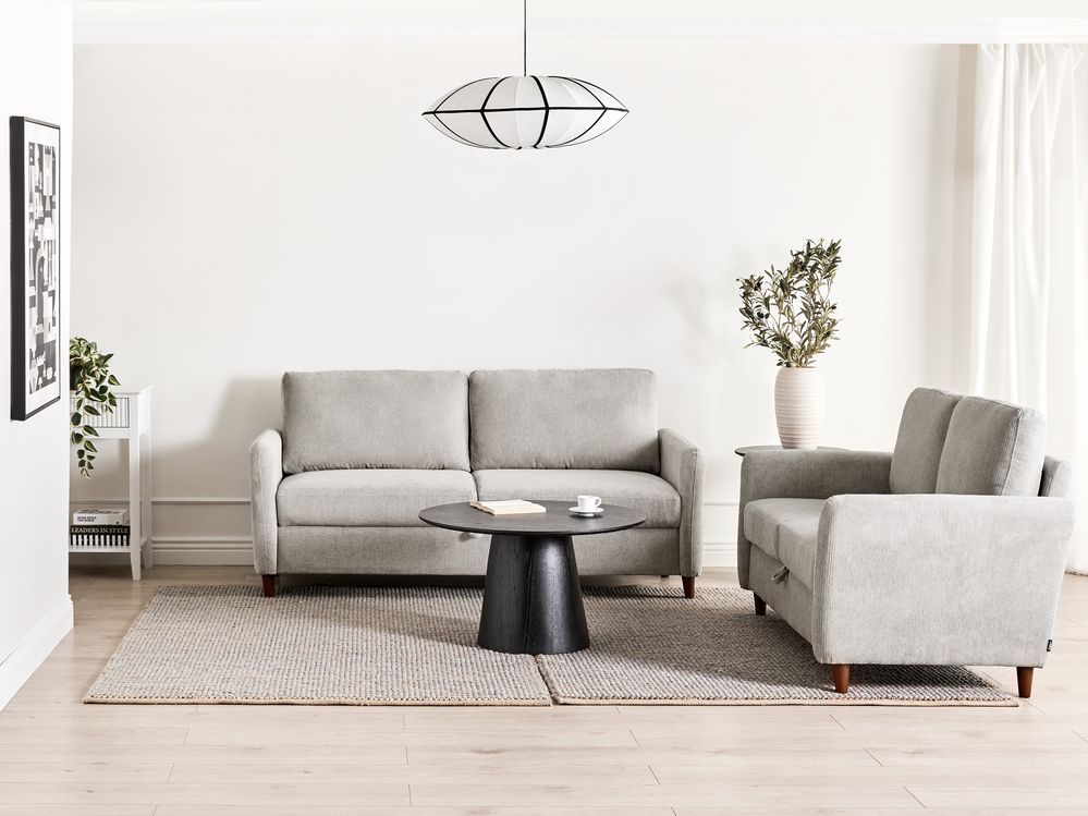 Set de living cu 5 locuri MARE Gri