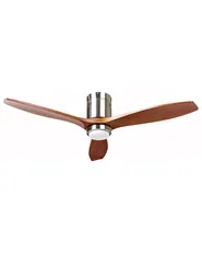 Ceiling Fan with Light PIAYE with Remote LED Brown_1032104