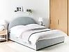 Ottoman Bed VAUCLUSE Chenille Light Blue 160 x 200 cm (EU King Size)