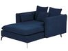 Chaiselongue marineblau / schwarz CHARMES_887900