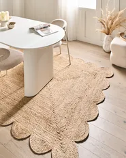 Teppich HINGOLI Beige 160 x 230 cm Jute_1040413