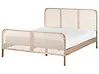 Bed Pine Wood GONFARON 160 x 200 cm (EU King Size) Light Brown