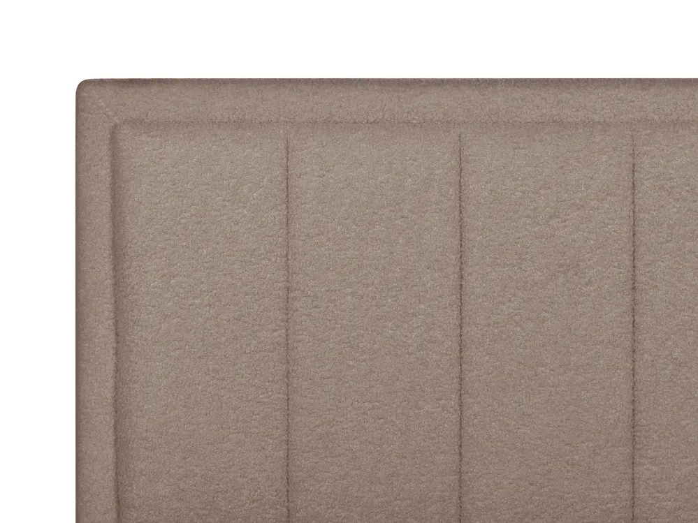 Ottoman Bed MONTLAUR Boucle Taupe 160 x 200 cm (EU King Size)_958604