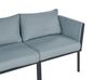 Loungeset 5-zits staal donkergrijs KIATO_934680