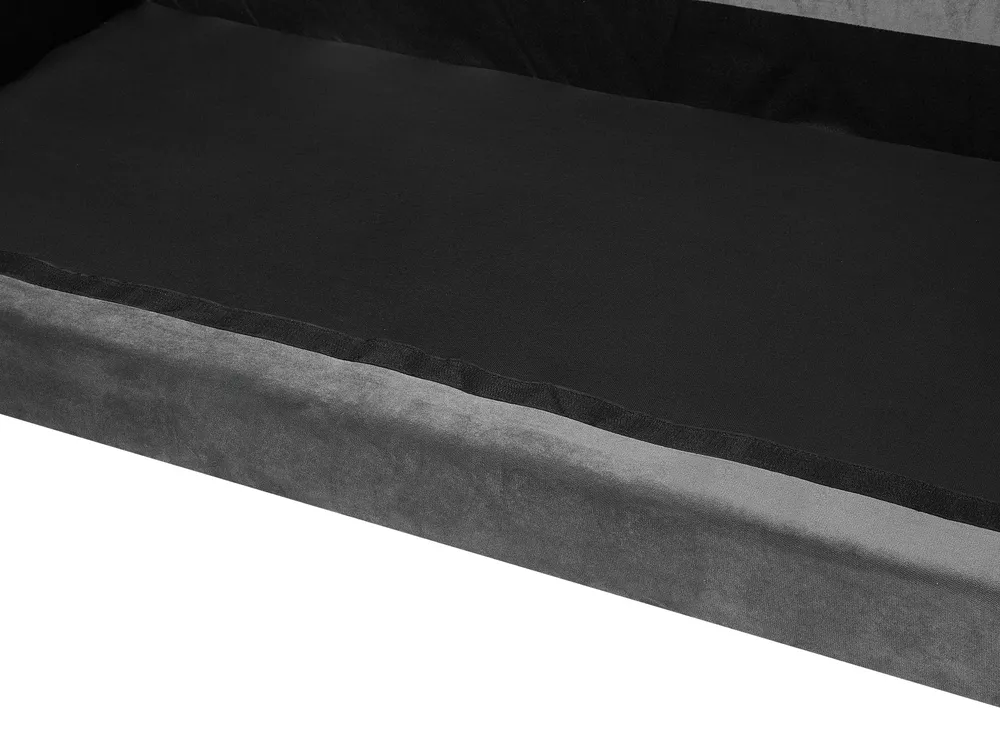 Sofa 2 Seater EIKE Velvet Grey_733481