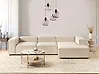 Modular Corner Sofa 4 Seater ARDAL Fabric Beige Left Hand