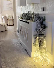 Decorazione per esterni LED KOTALA 57 cm Albero di Natale Argento_1170089