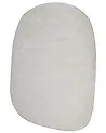 Rug MITHA Off-White 200 x 300 cm Viscose