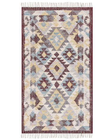 Jutový koberec 80 x 150 cm vícebarevný FENER