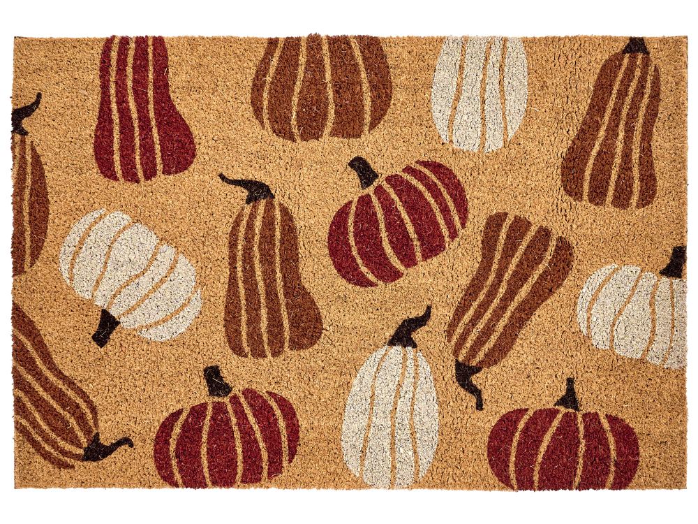 Paillasson PANDIN Multicolore 60 x 90 cm Citrouille Fibre de coco