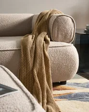Sofa 3 Seater SALLA Boucle Beige_1058060